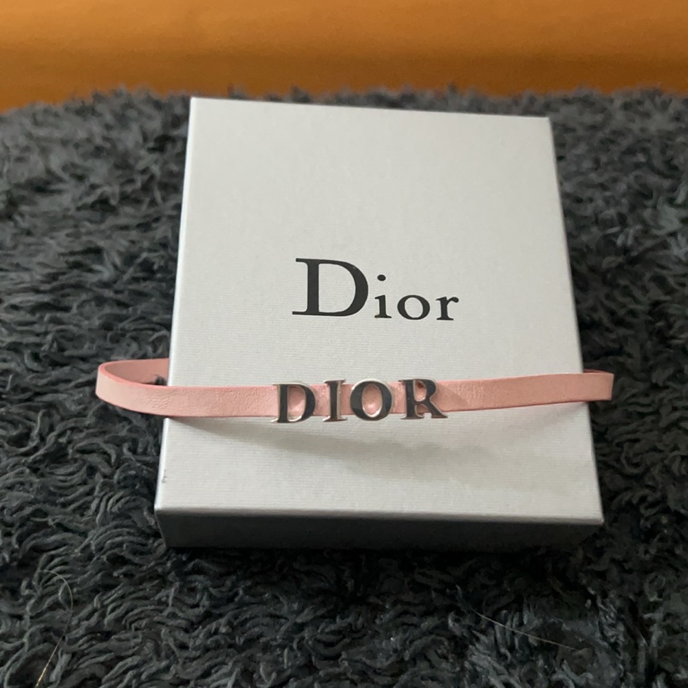 Dior leather Choker/bracelet